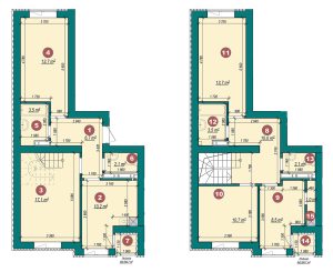 5-кімнатна квартира 104,2 м²