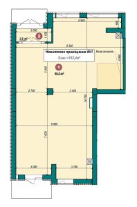 Нежитлове приміщення 103,4 м²