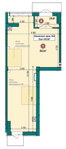 Нежитлове приміщення 64,3 м²