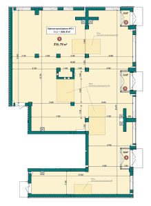 Нежитлове приміщення 326,8 м²