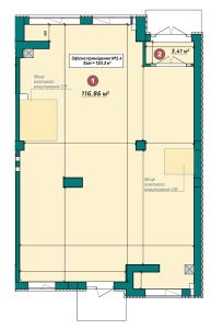 Нежитлове приміщення 120,3 м²
