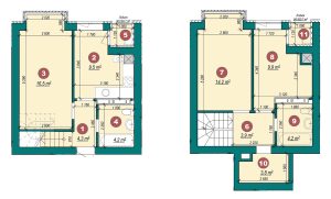 3-кімнатна квартира 71,99 м²