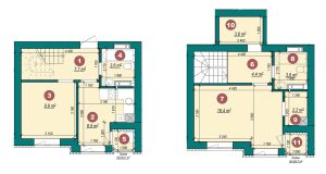 2-кімнатна квартира 61,5 м²