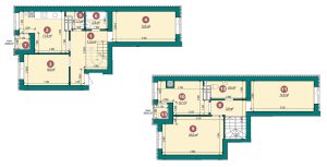 5-кімнатна квартира 100,4 м²