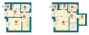 2-кімнатна квартира 61,5 м²