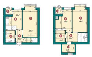 3-кімнатна квартира 71,9 м²