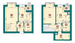 3-кімнатна квартира 76,3 м²