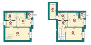 3-кімнатна квартира 71,5 м²