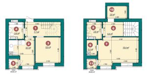2-кімнатна квартира 61,29 м²