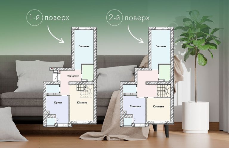 Квартира тижня – дворівнева квартира площею 104 м2 у другій черзі будівництва